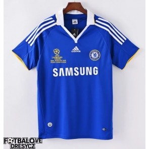 Chelsea 2008-2009 Retro Domácí Dres Krátký Rukáv Chelsea 2008-2009 Retro Domácí Dres Krátký Rukáv